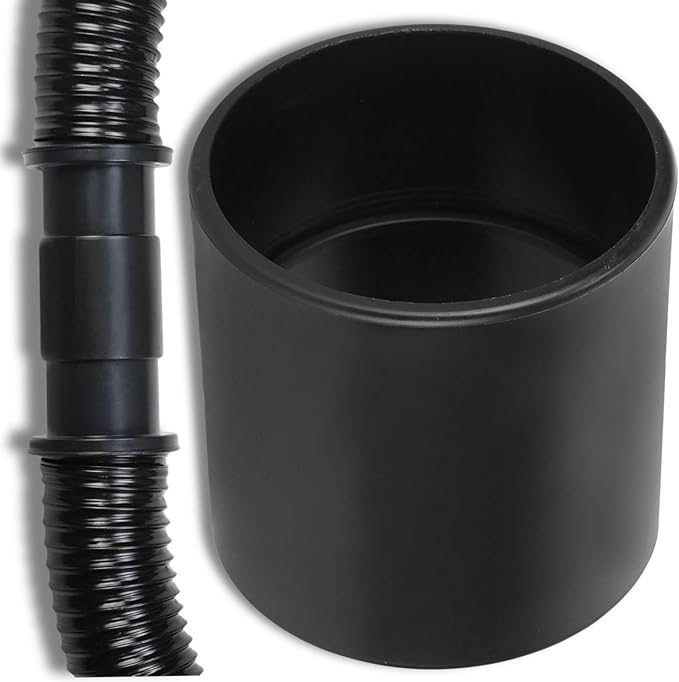 2.5" Vacuum Hose Coupling Connector Wet Dry Vac Hose Adapter Compatible with & More Extend Vacuum Reach by Joining 2 Hoses