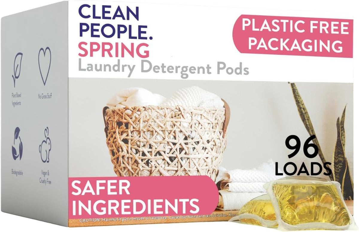 Laundry Detergent Pods – Spring – 96 count