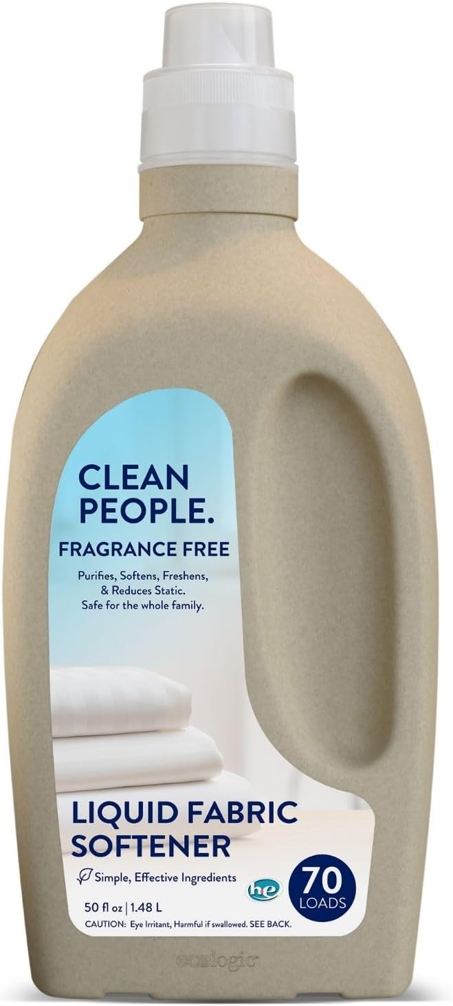 Liquid Fabric Softener – Fragrance-Free – 50 fl oz