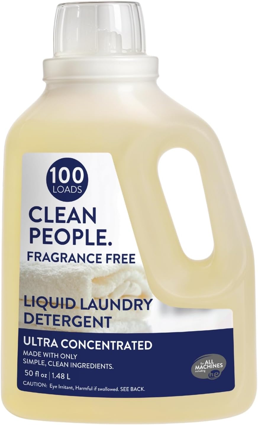 Liquid Laundry Detergent – Fragrance-Free – 50 fl oz