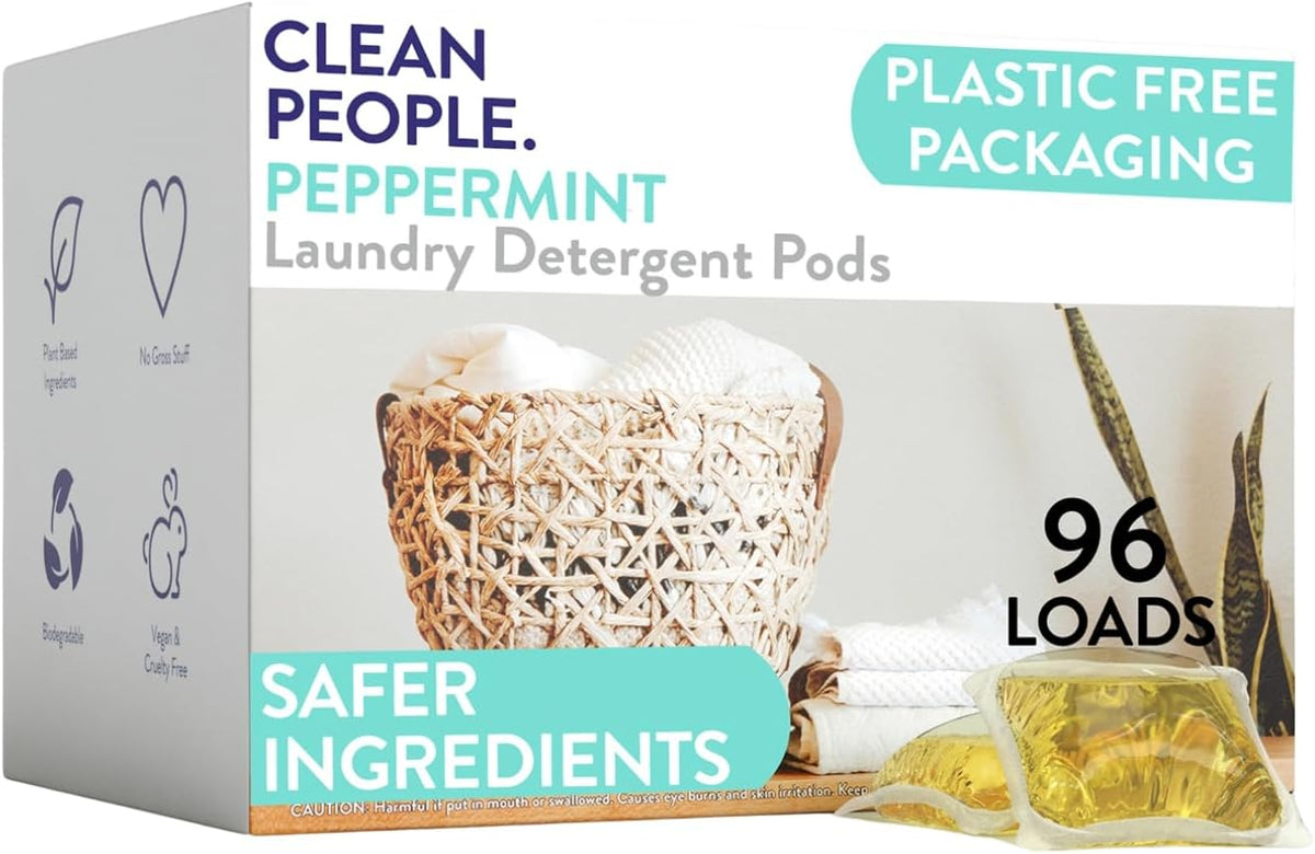 Laundry Detergent Pods – Peppermint – 96 count