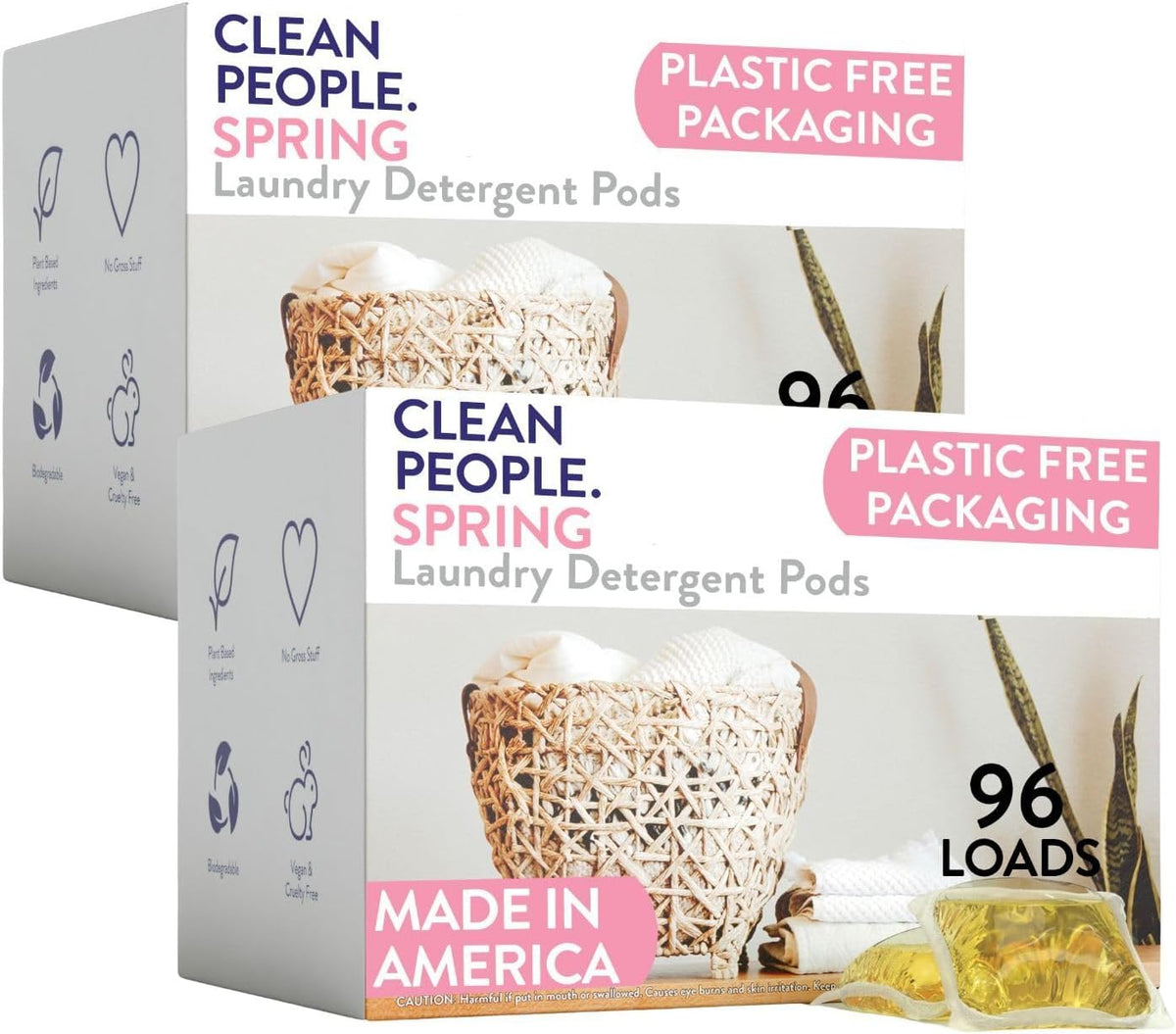 Laundry Detergent Pods – Spring – 192 count
