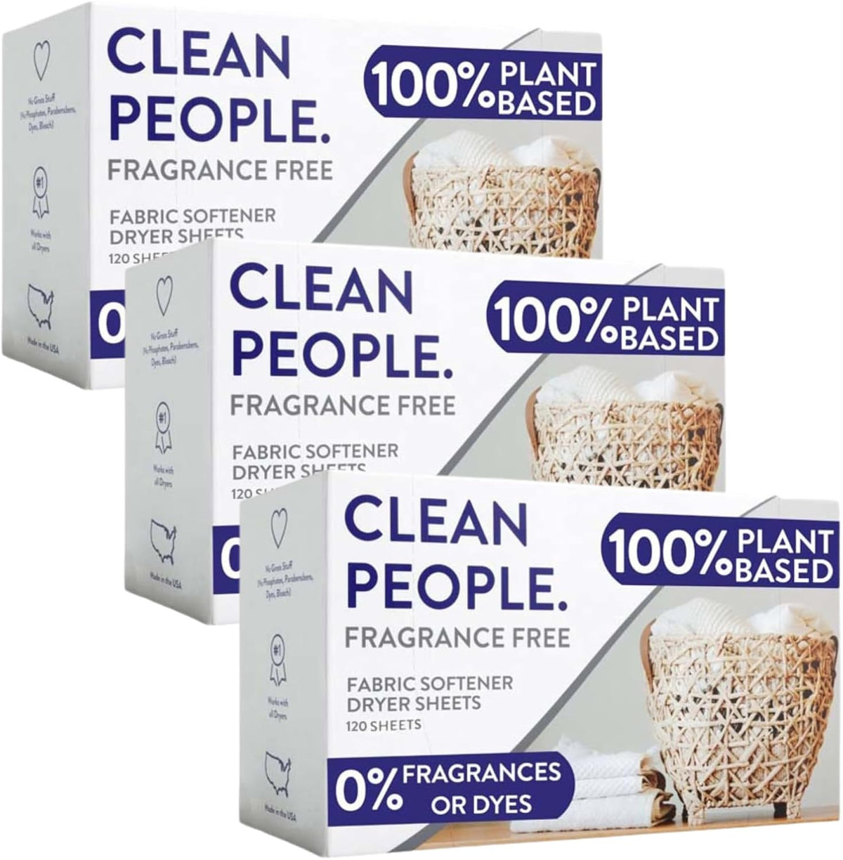 Fabric Softener Dryer Sheets – Fragrance-Free – 360 count