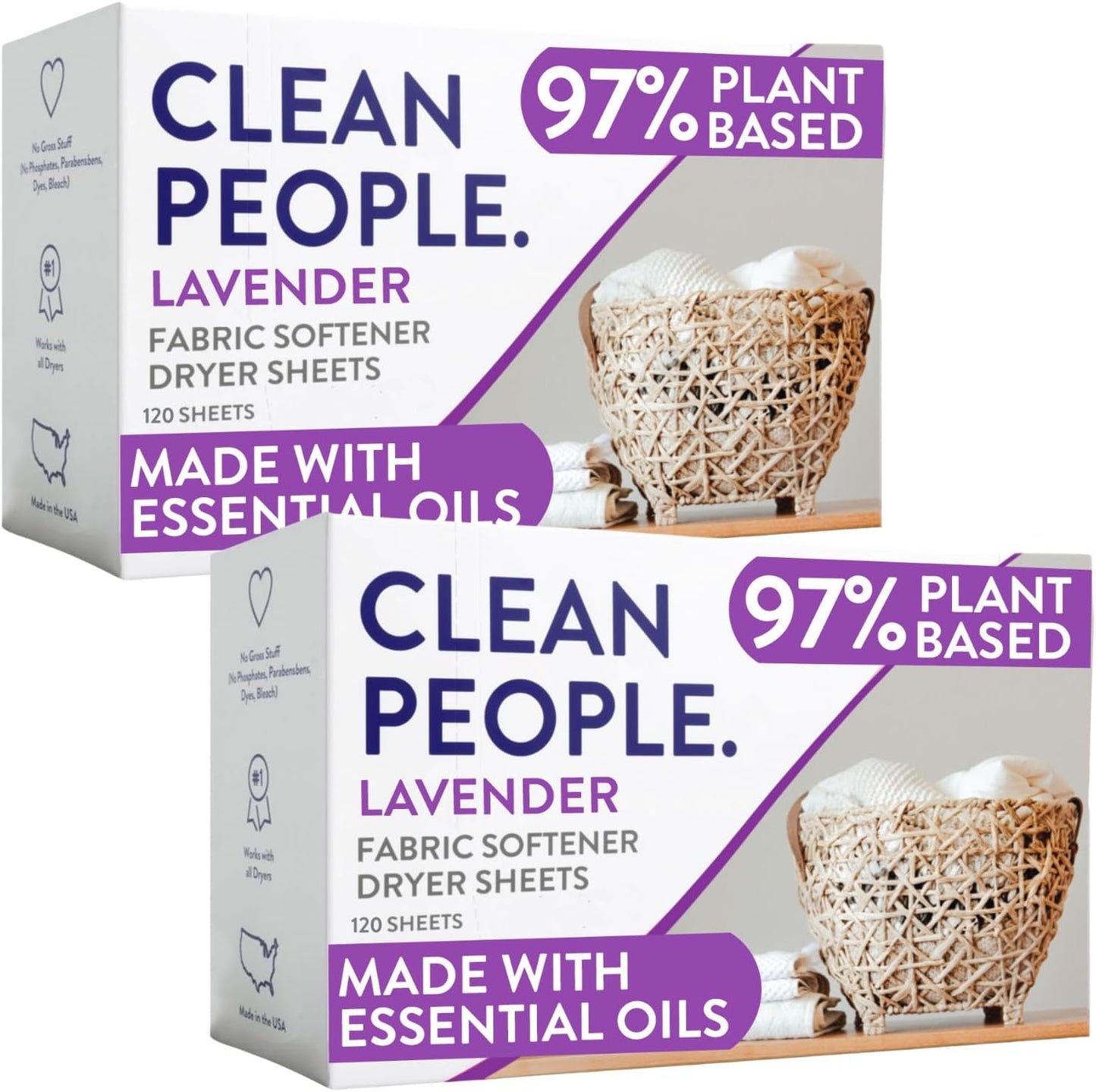 Fabric Softener Dryer Sheets – Lavender – 240 count