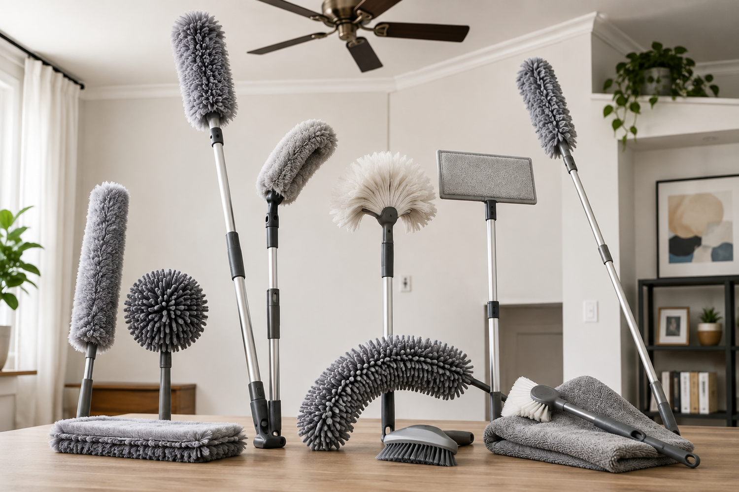 Dusting & High-Reach Cleaning