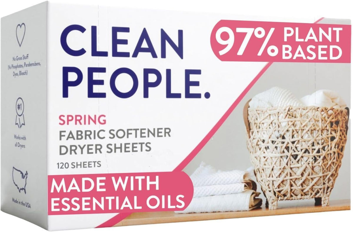 Fabric Softener Dryer Sheets – Spring – 120 count