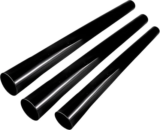 Vacuum Extension Tubes, 1.25 Inch Diameter, 2P 17.71"and 1P 14.76" Length Black Compatible with 1 1/4 Inch Hose Wet/Dry Vacuum Cleaners