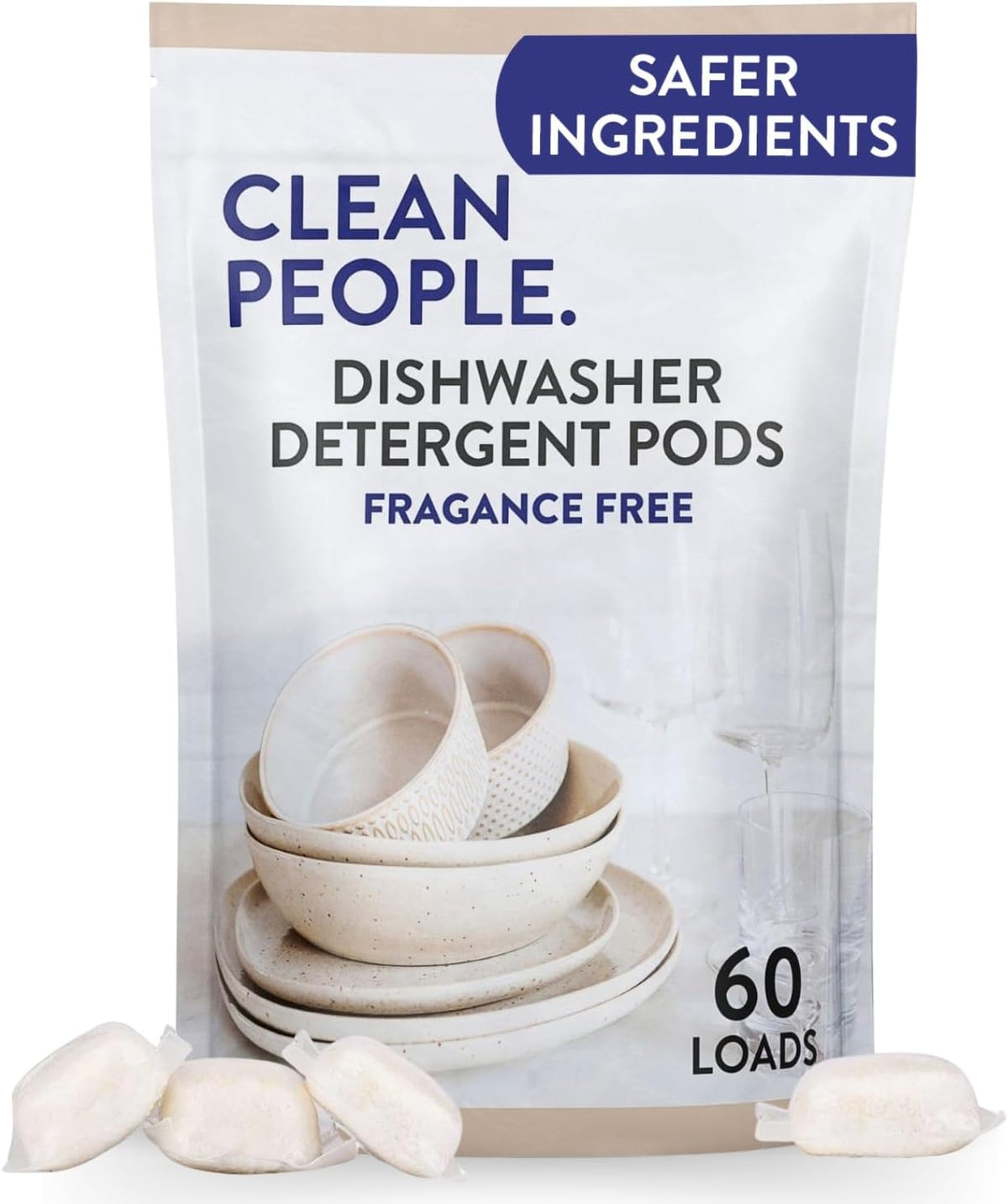 Dishwasher Detergent – Fragrance-Free – 60 count