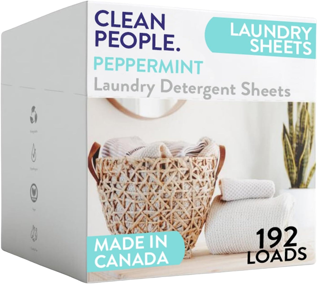 Laundry Detergent Sheets – Peppermint – 192 count
