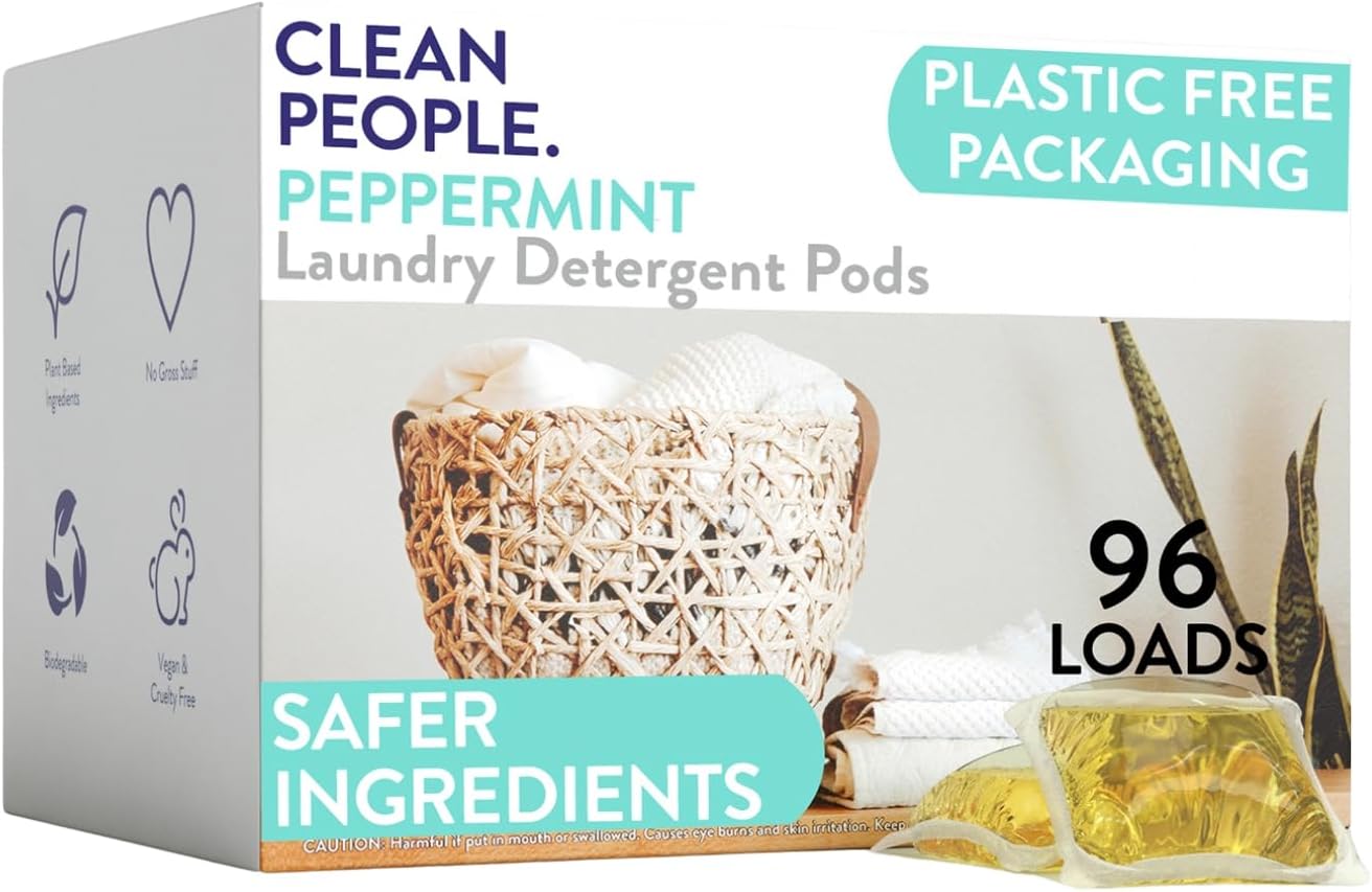 Laundry Detergent Pods – Peppermint – 96 count