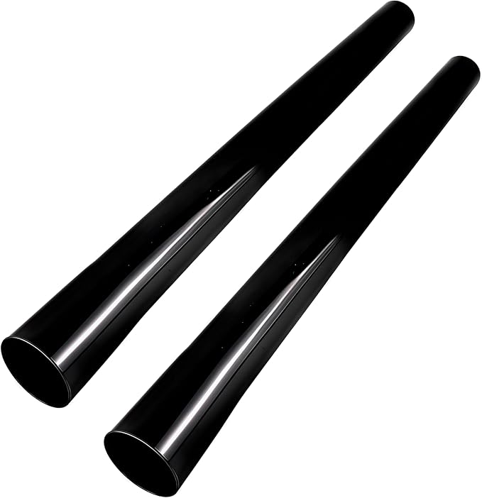 Vacuum Extension Tubes, 1.25 Inch Diameter, 14.76 Inch Length Black Compatible with 1 1/4 Inch Hose Wet/Dry Vacuum Cleaners (Black, 2 P