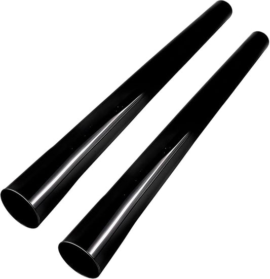 Vacuum Extension Tubes, 1.25 Inch Diameter, 14.76 Inch Length Black Compatible with 1 1/4 Inch Hose Wet/Dry Vacuum Cleaners (Black, 2 P