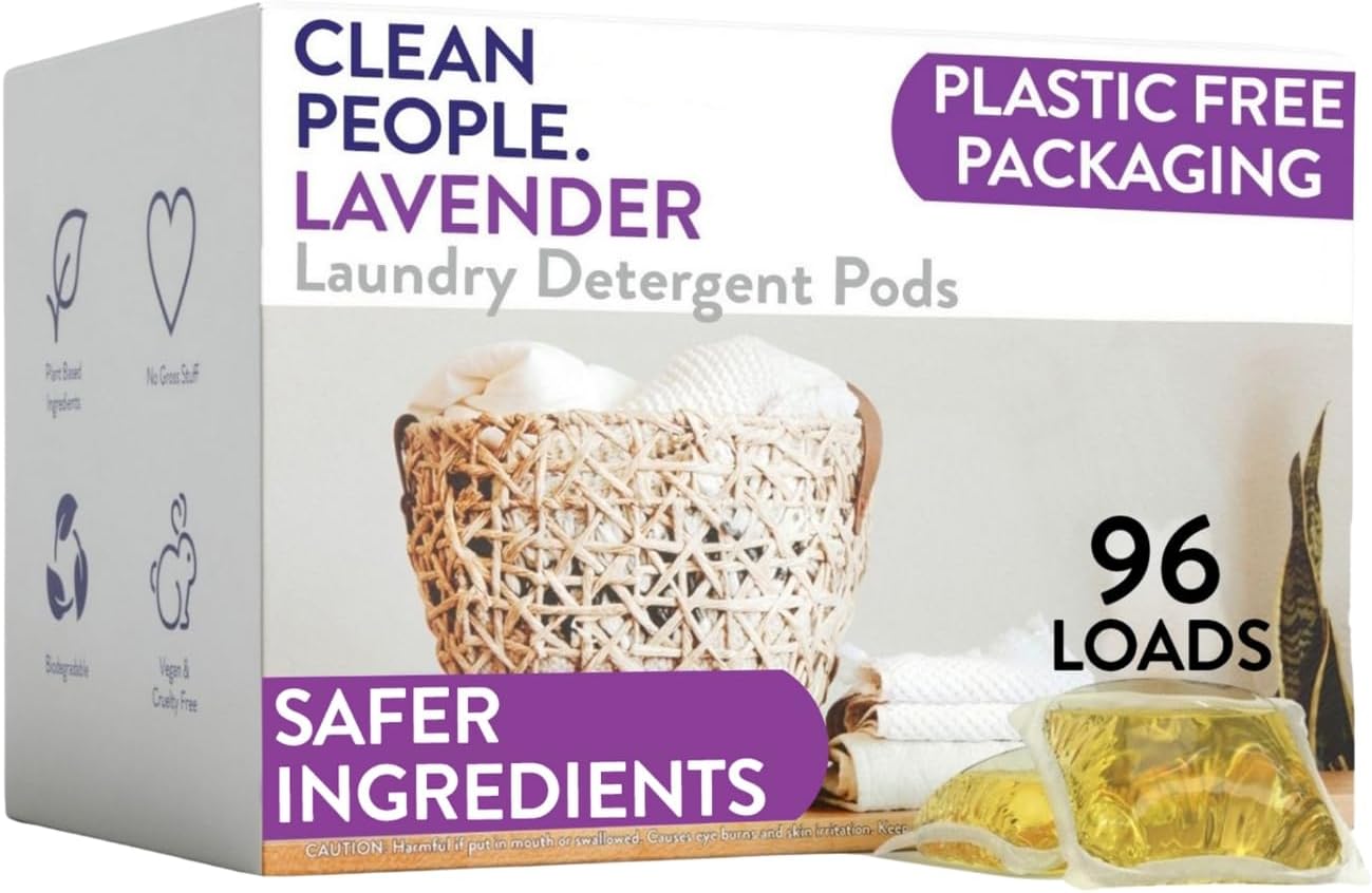 Laundry Detergent Pods – Lavender – 96 count