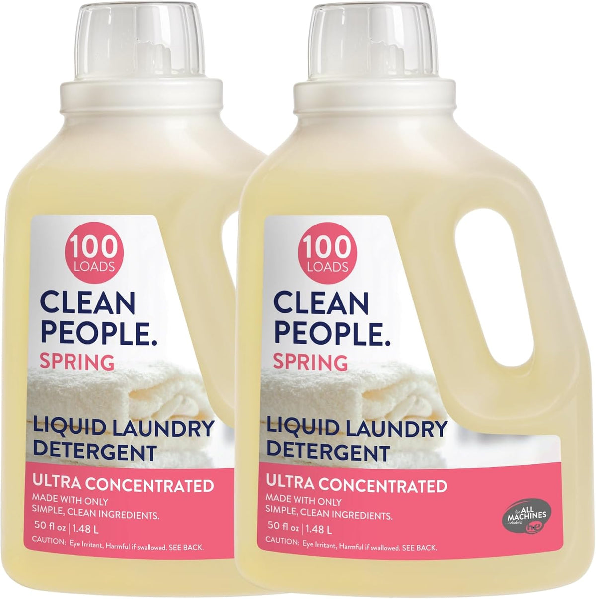 Liquid Laundry Detergent – Spring – 50 fl oz, 2-Pack