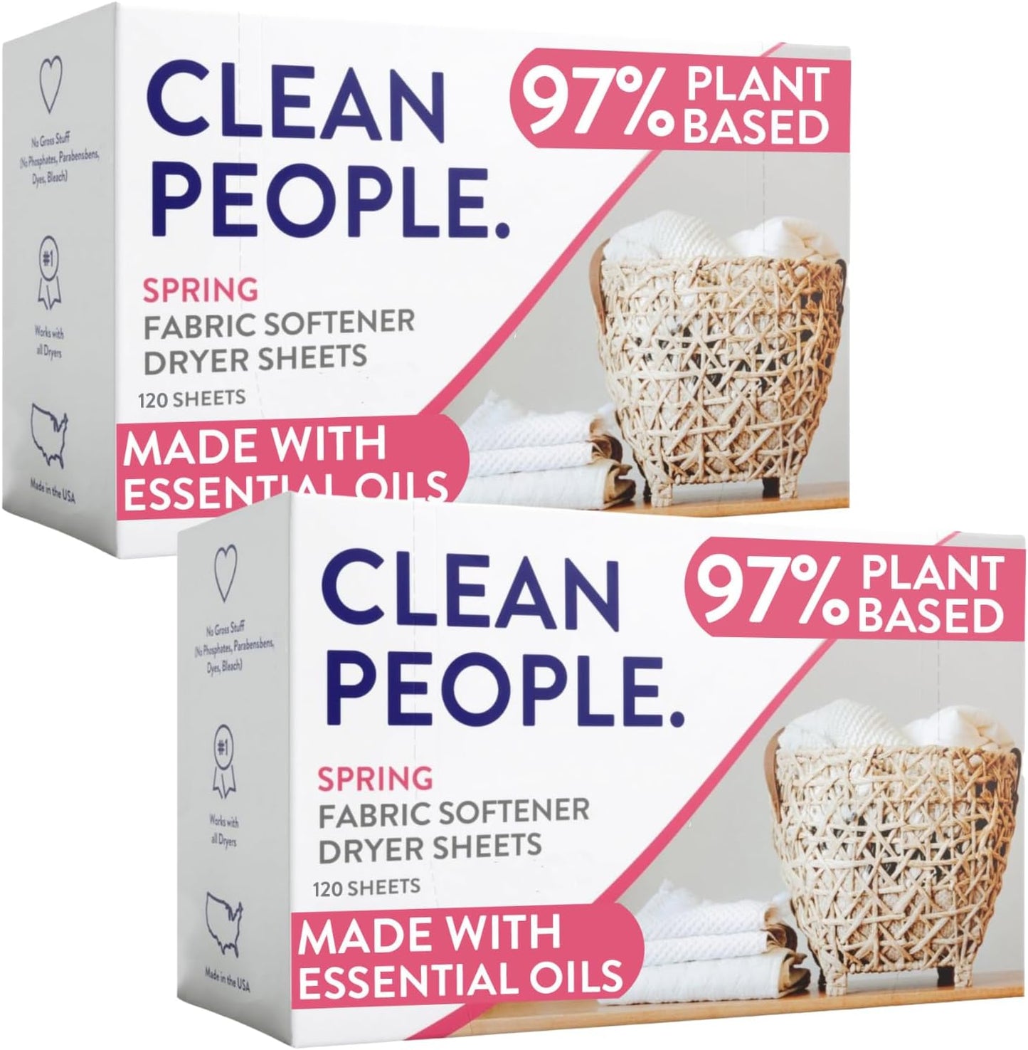 Fabric Softener Dryer Sheets – Spring – 240 count