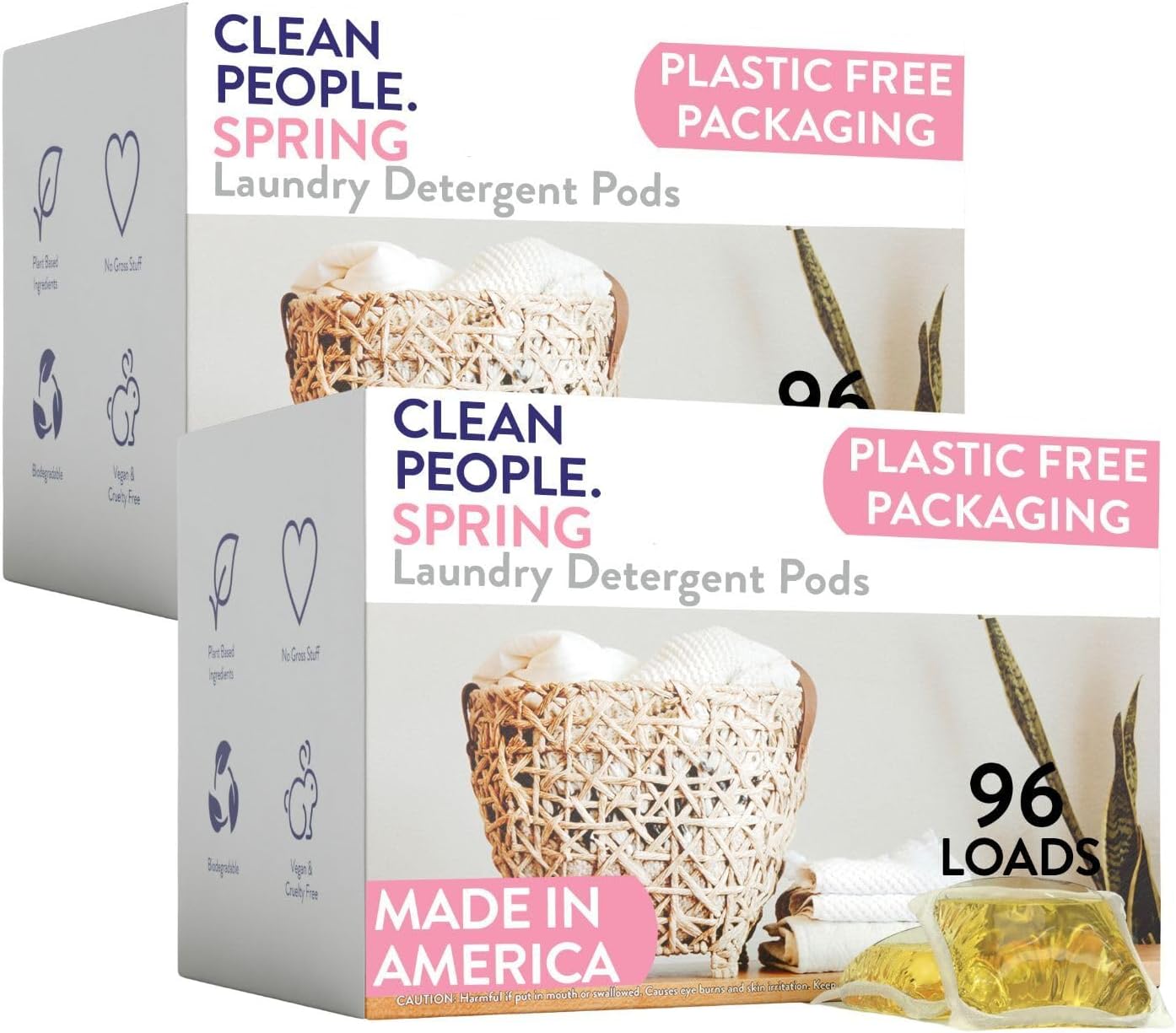Laundry Detergent Pods – Spring – 192 count