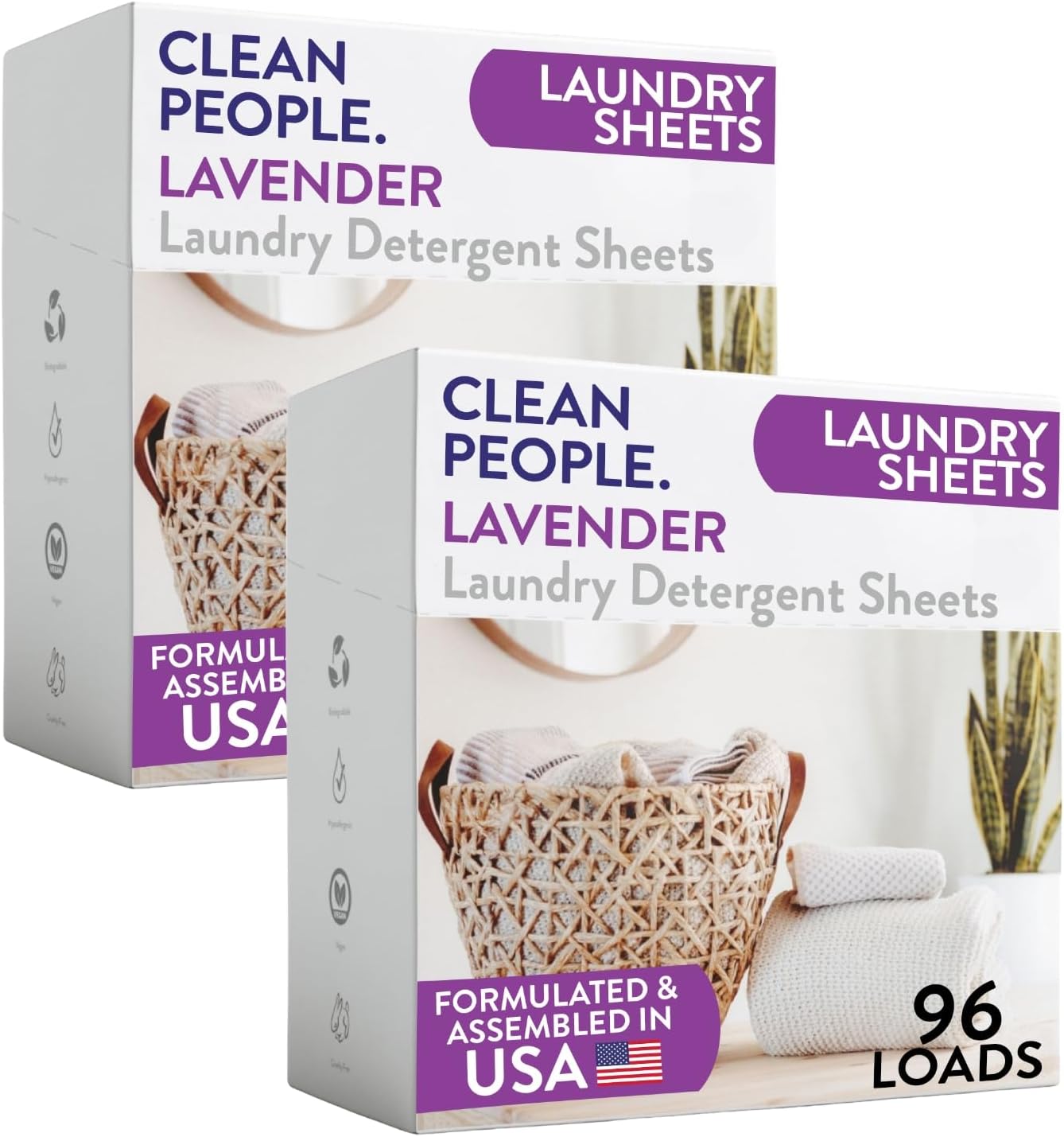 Laundry Detergent Sheets – Lavender – 192 count