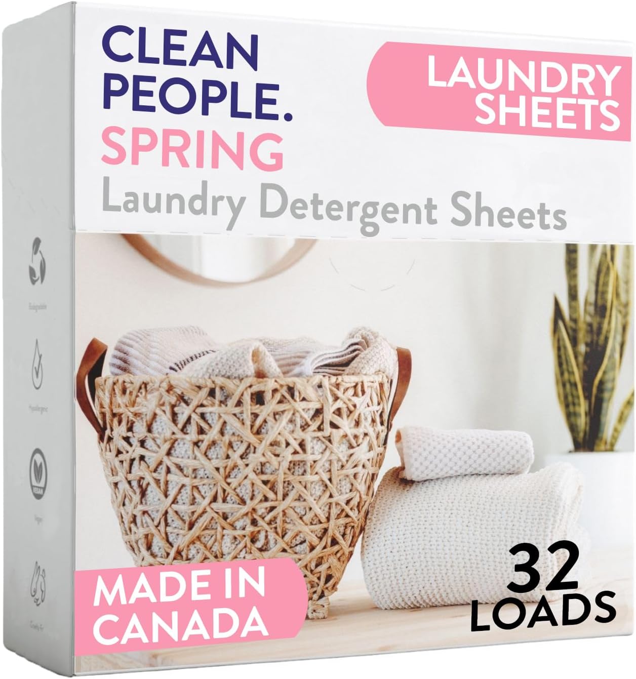 Laundry Detergent Sheets – Spring – 32 count