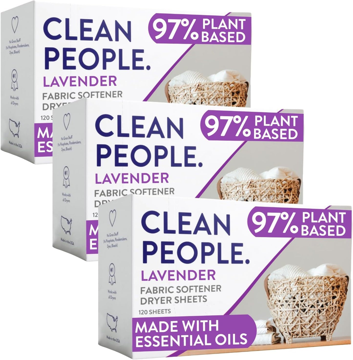 Fabric Softener Dryer Sheets – Lavender – 360 count
