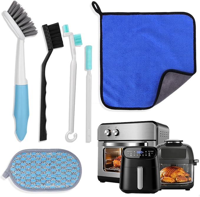 Air Fryer Cleaner Brush Kits,6-Piece Air Fryer Cleaning brush Tools Accessories