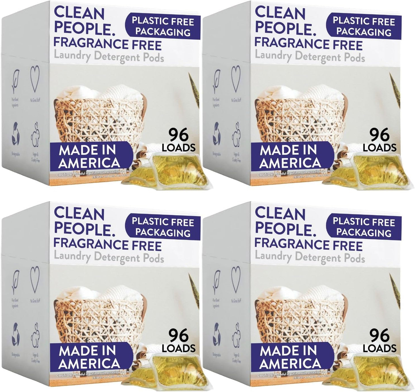 Laundry Detergent Pods – Fragrance-Free – 384 count