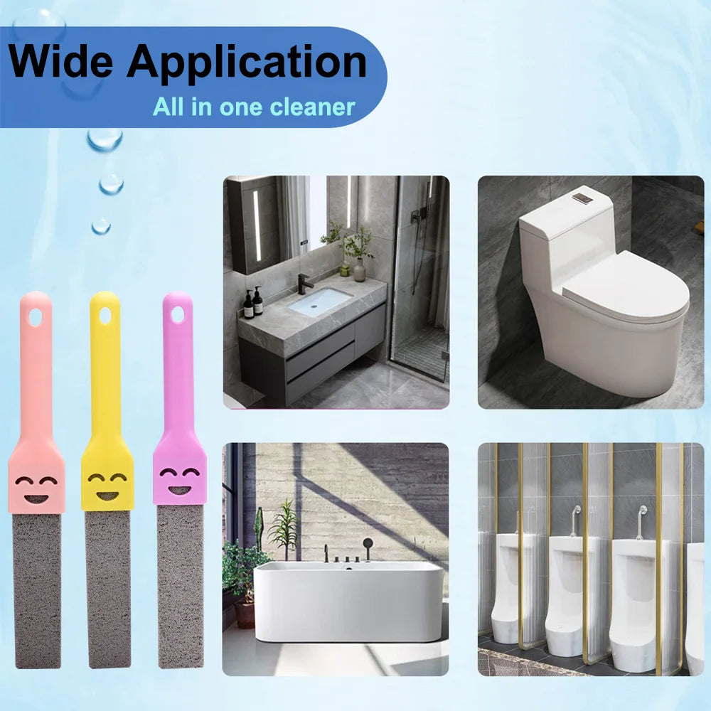 5-Piece Pumice Stone Cleaning Stick Seat Toilet Limescale Rust Stain Dirt Removal Brush Bathroom Tile Sink Household Washing Tools