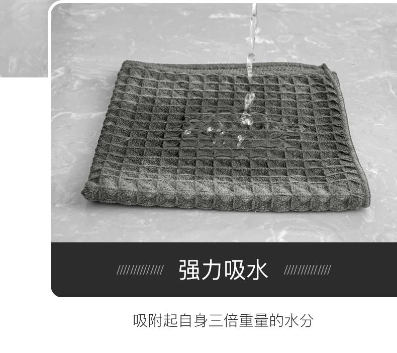 Super Absorbent Barista Bar Towel Coffee Machine Special Rag No Lint Square Towel Cleaning Cloth Coffee Machine Cleaning Towel