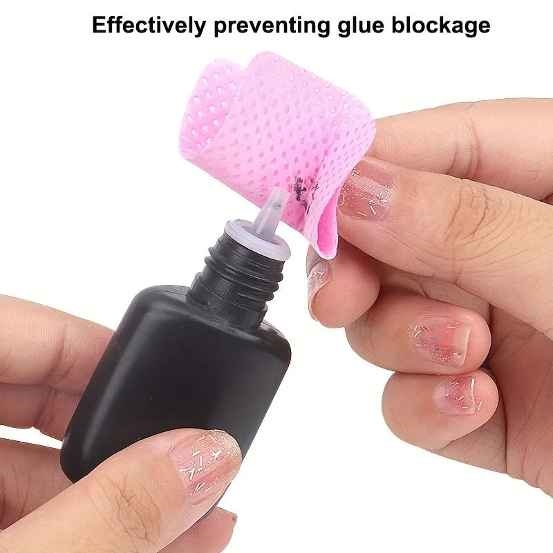20/600pcs Lint-Free Nail Wipes Gel Cleansing Tissues Aluminum-Free Nail Polish Remover Pads for NaiArt Beauty Cleaning Care Tool