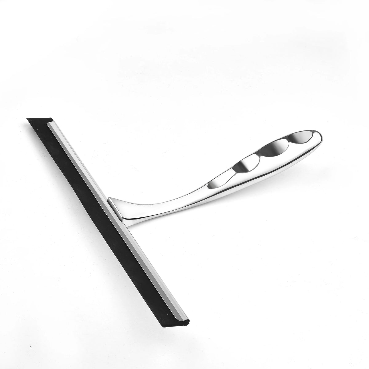 Window Wiper Silicone Rubber Shower Squeegee Blade with Suction Cup Hook Door Hanger 10'' 12'' 14'' inch Bathroom Household Tool