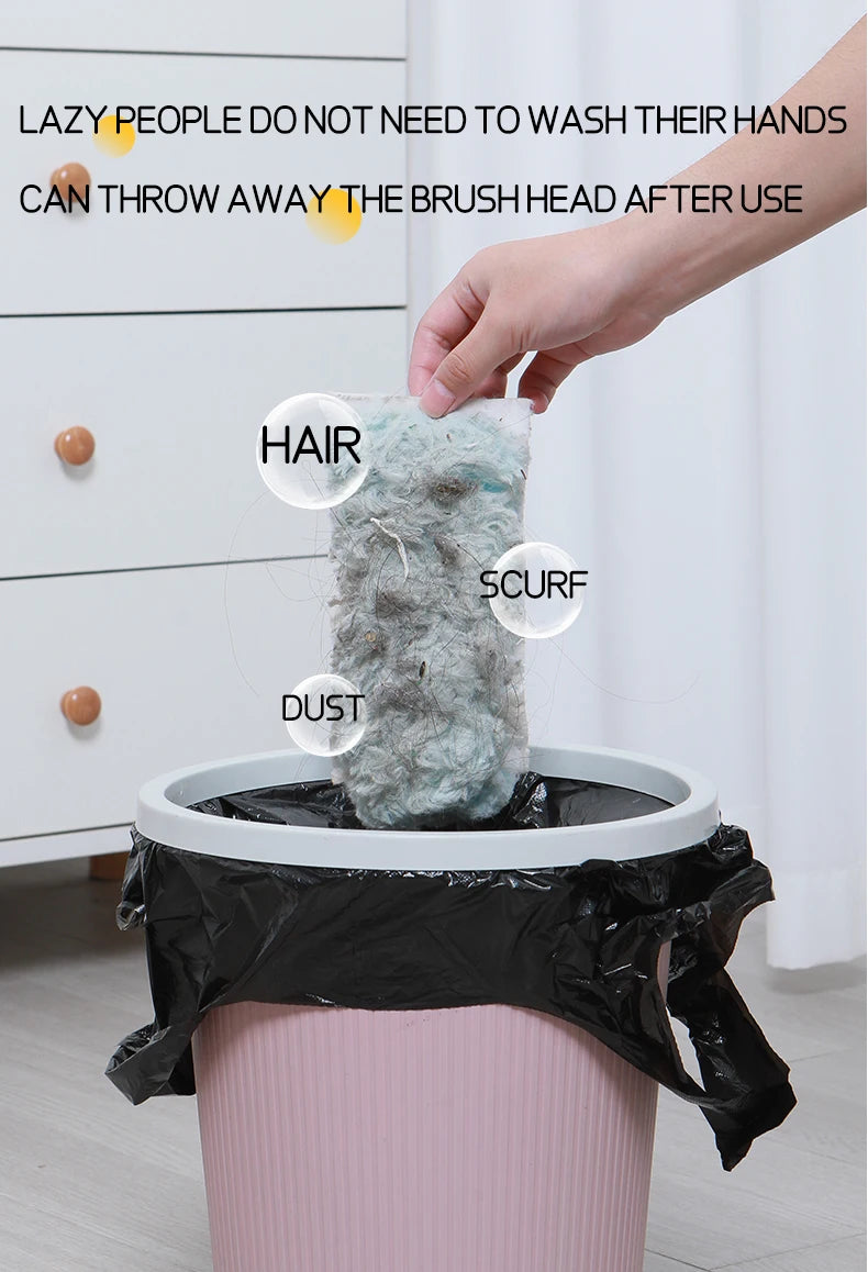 Double Sided 360° Electrostatic Dust Duster Is Used for Large-Scale Cleaning of Dust, Spider Webs, and Disposable Dust Collector