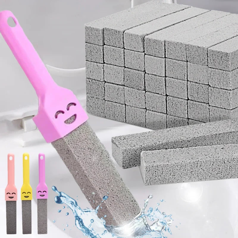 5-Piece Pumice Stone Cleaning Stick Seat Toilet Limescale Rust Stain Dirt Removal Brush Bathroom Tile Sink Household Washing Tools