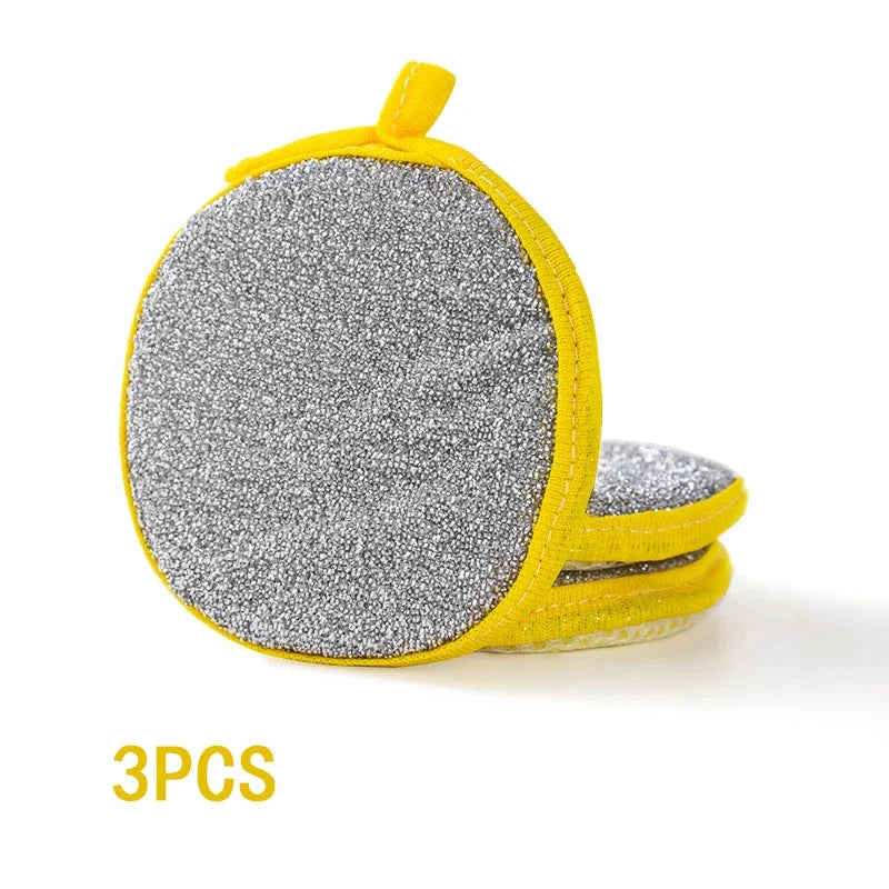5/10/20pcs Magic Sponge Double-sided Dishwashing Pan Pot Dish Wash Rust Stain Sponge Kitchen Products kitchen Utensil And Home