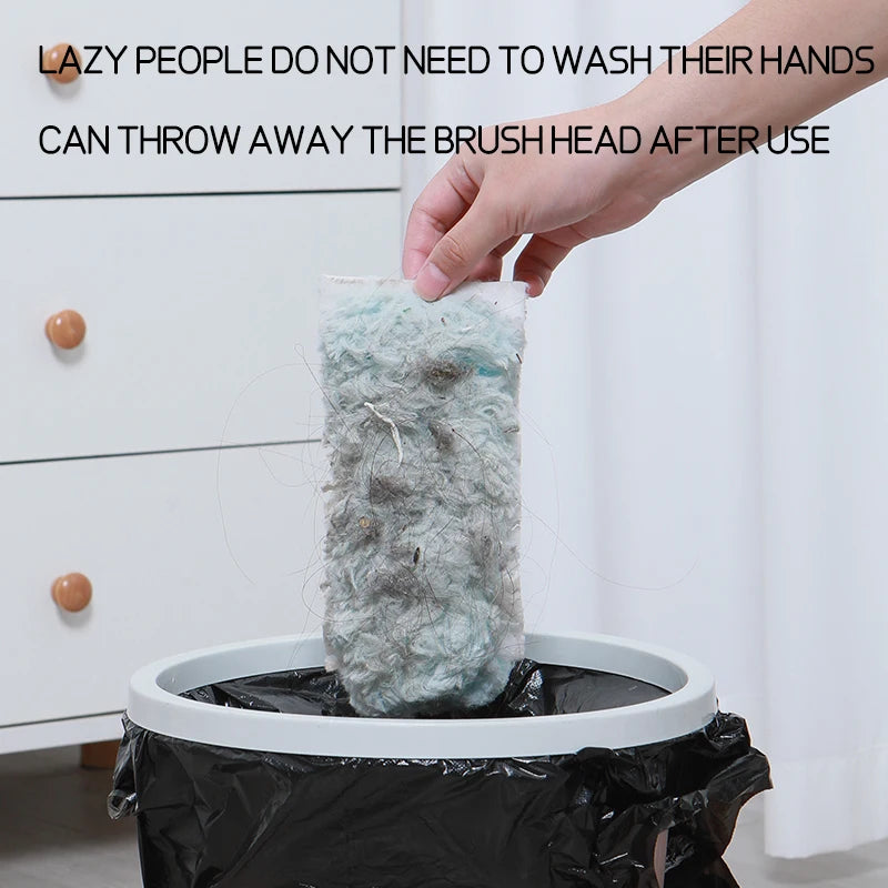 Double Sided 360° Electrostatic Dust Duster Is Used for Large-Scale Cleaning of Dust, Spider Webs, and Disposable Dust Collector