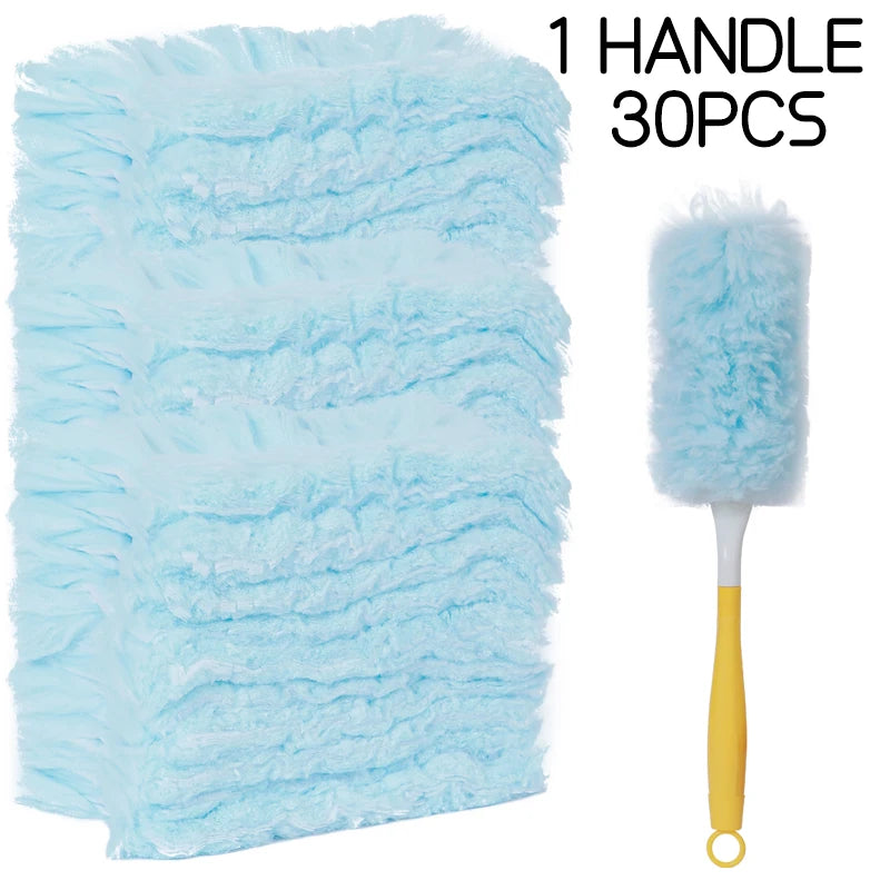 Double Sided 360° Electrostatic Dust Duster Is Used for Large-Scale Cleaning of Dust, Spider Webs, and Disposable Dust Collector