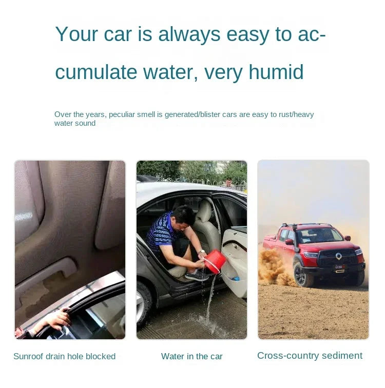 Car Sewer Unclogger Cleaning Brush Car Sunroof Long Hose Drain Hole Drain Unclogger Car Pipe Tool Cleaner Auto Accessories