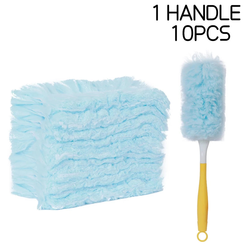 Double Sided 360° Electrostatic Dust Duster Is Used for Large-Scale Cleaning of Dust, Spider Webs, and Disposable Dust Collector